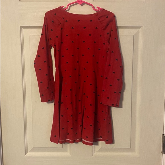 The Children's Place Red Dress with Black Hearts - Picture 2 of 5